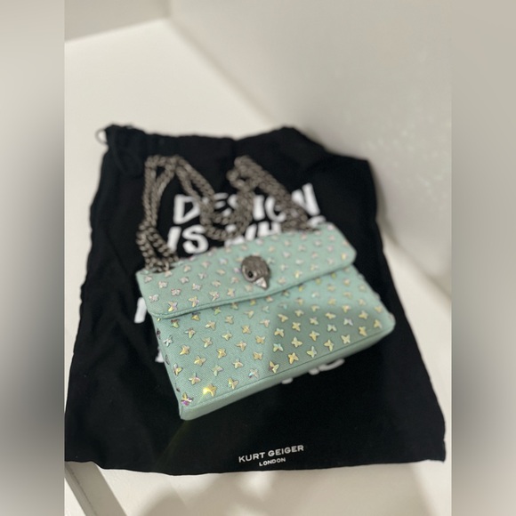 Kurt Geiger London Mini Kensington Crystal Butterfly Fabric. - Picture 8 of 9